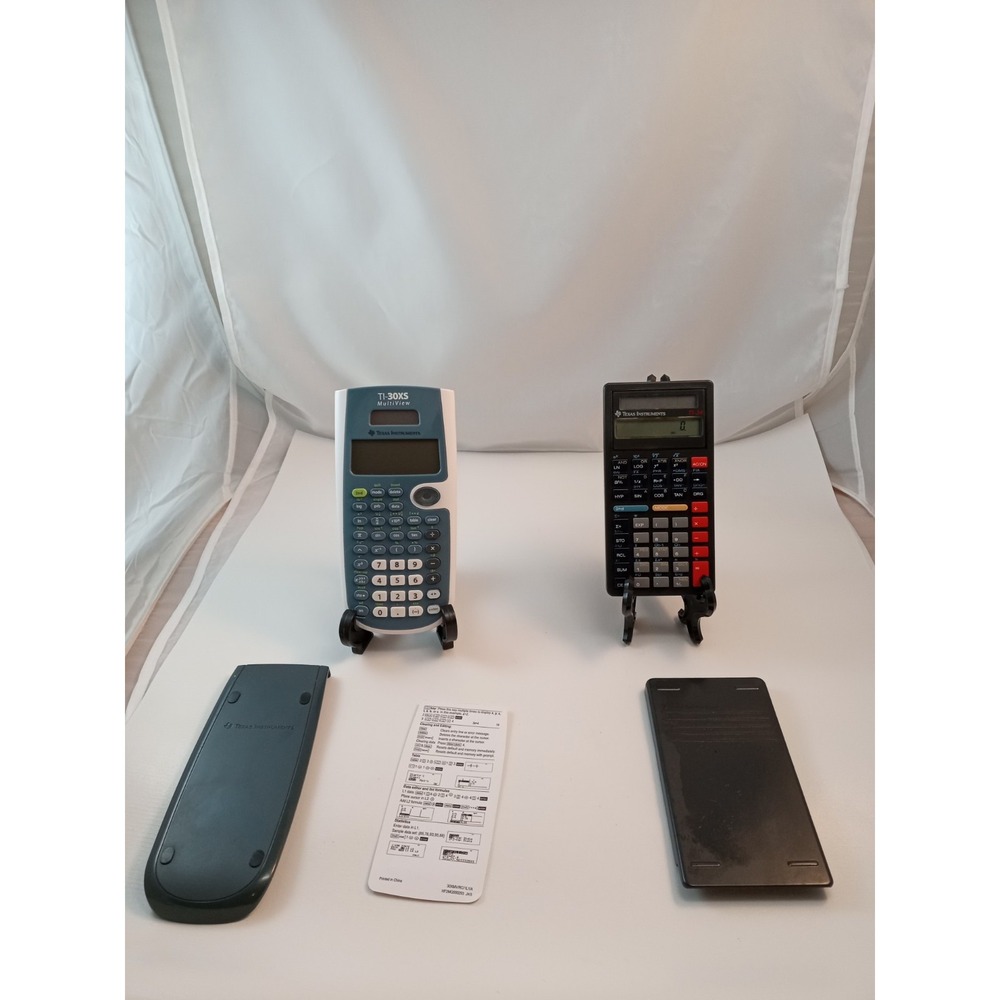 Texas‎ Instruments TI-30XS MultiView Scientific Calculator  & TI-34 With Covers